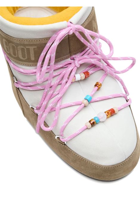 mb x gir icon low suede beads MOON BOOT | 80D1409730BL43